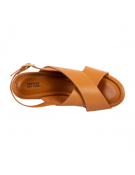 Sandalias con taco tipo cuña Francesca para mujer