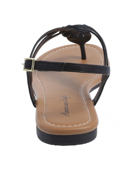 Sandalias planas de tiras trenzados Paprika para mujer
