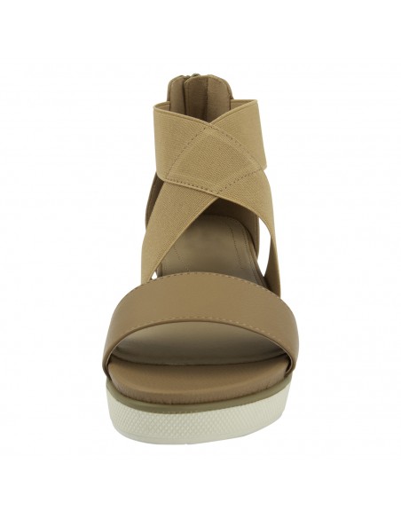 Sandalias con tacón tipo cuña para mujer