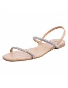 Sandalias planas Shimmer para mujer