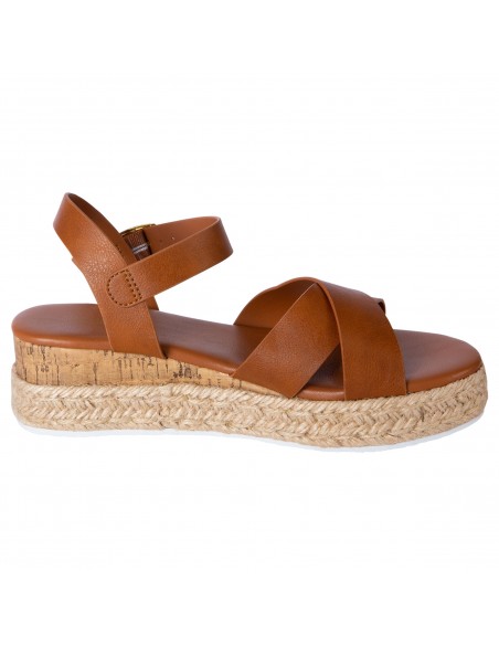 Sandalias Frolic con taco tipo cuña para mujer