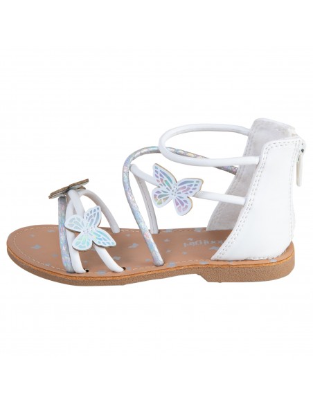 Sandalias Cleo con diseño de mariposa para niña pequeña
