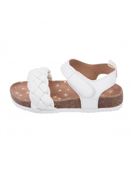 Sandalias planas para niña pequeña