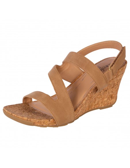 Sandallias Silvie con taco tipo cuña para mujer