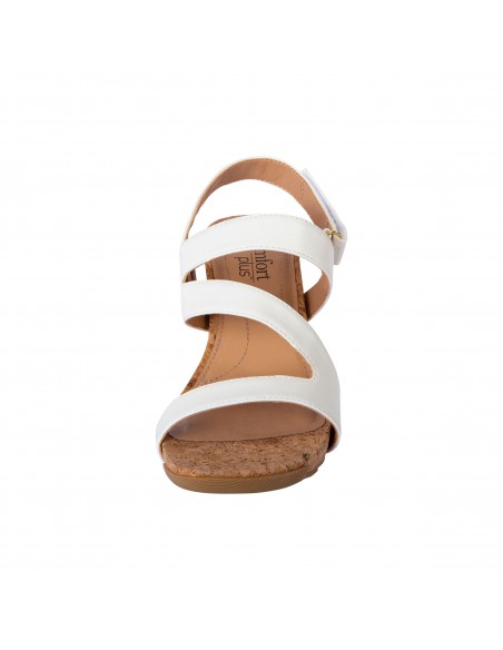 Sandallias Silvie con taco tipo cuña para mujer