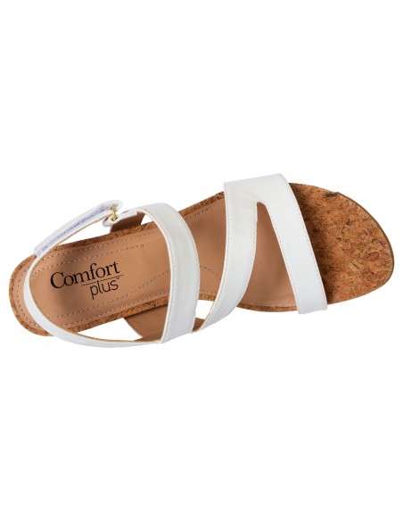 Sandallias Silvie con taco tipo cuña para mujer