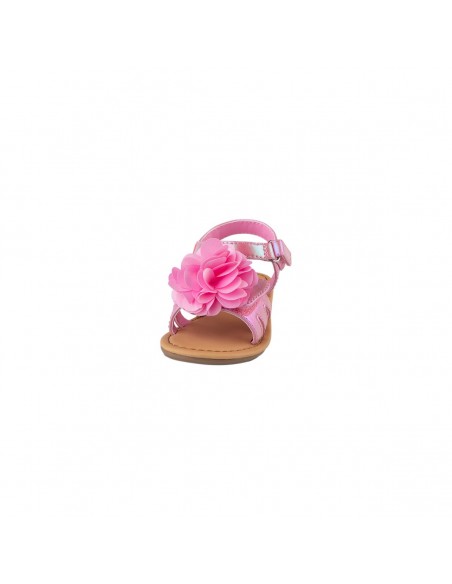 Sandalias con diseño de Minnie y flores para niña pequeña