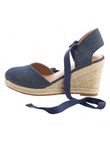 Sandalias Martina con taco tipo cuña para mujer