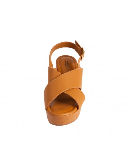 Sandalias con taco tipo cuña Francesca para mujer