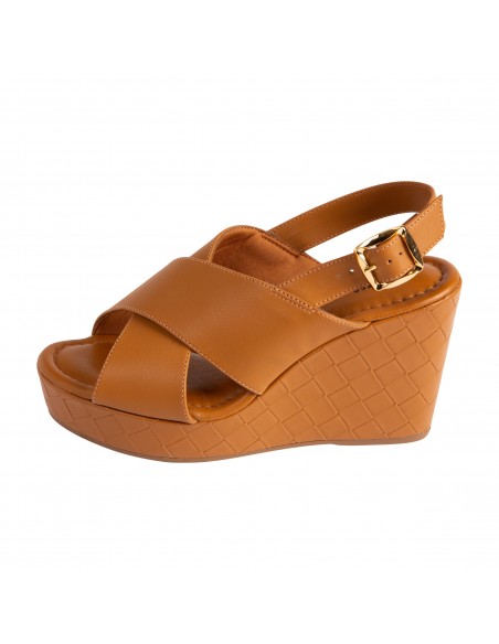 Sandalias con taco tipo cuña Francesca para mujer